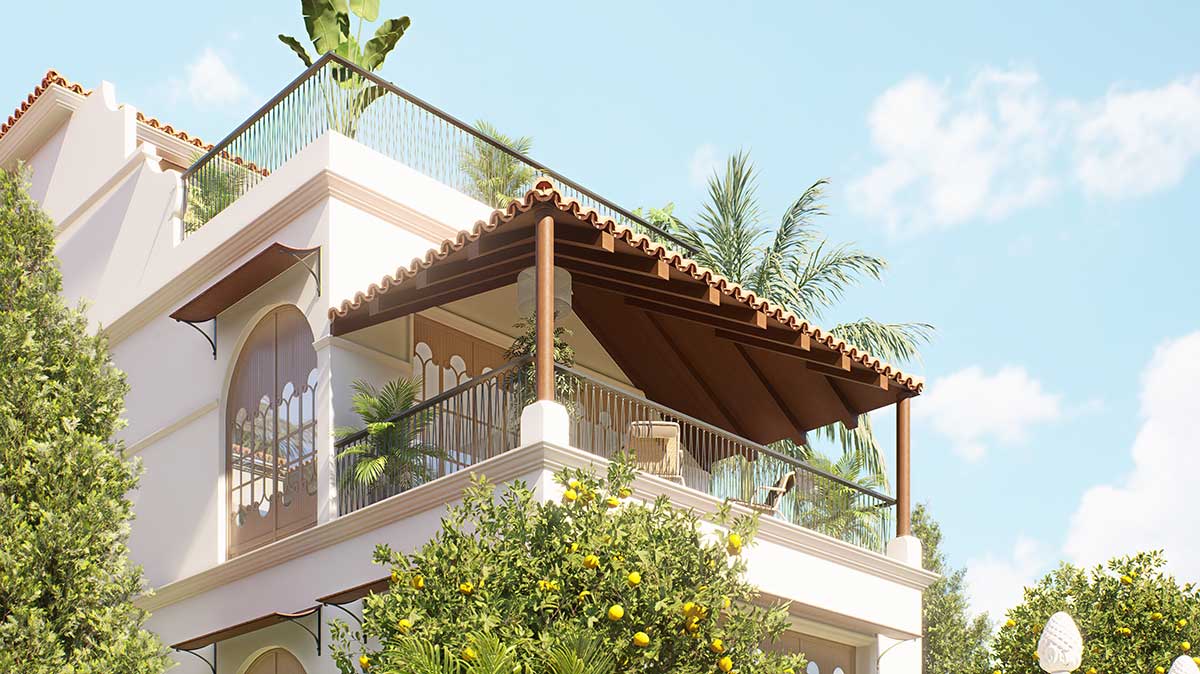 Outdoor shower scene 2